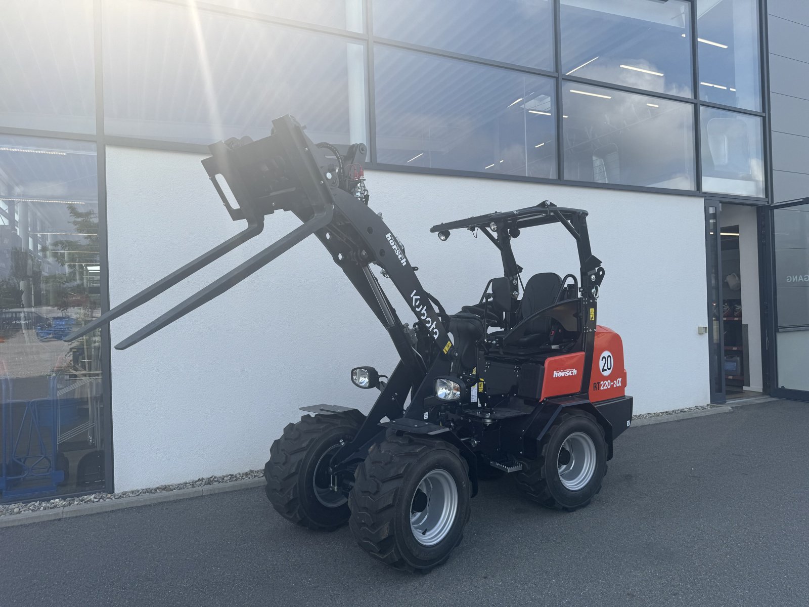 Radlader του τύπου Kubota RT 220, Neumaschine σε Ingolstadt (Φωτογραφία 1)