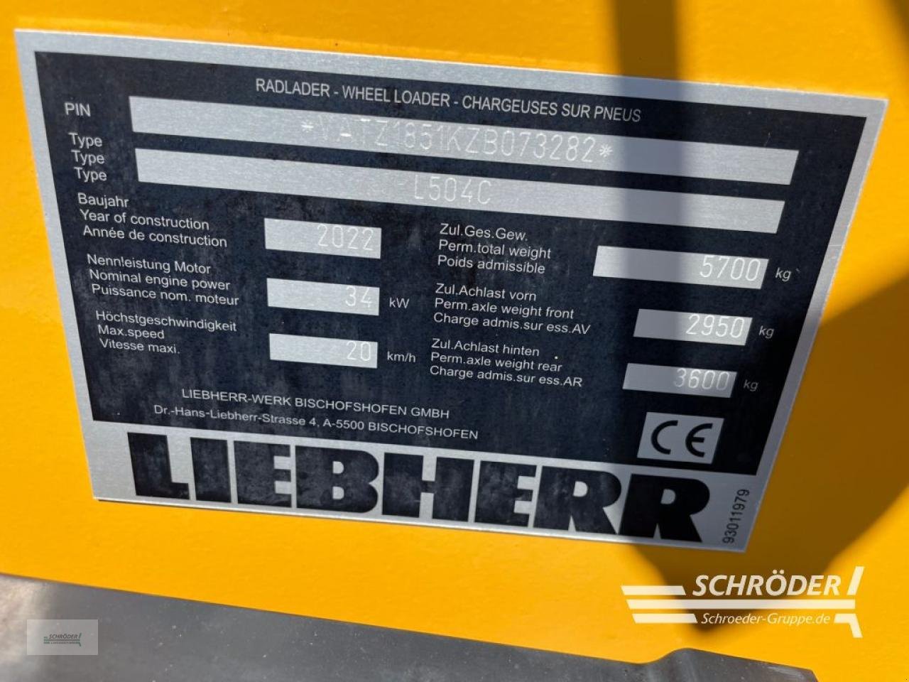 Radlader του τύπου Liebherr 504 COMPACT, Gebrauchtmaschine σε Wildeshausen (Φωτογραφία 7)