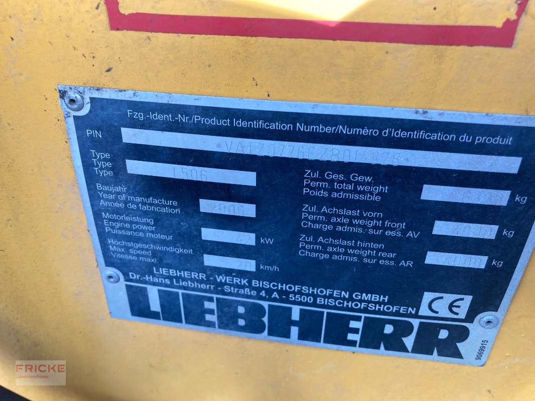 Radlader des Typs Liebherr 506 Stereo, Gebrauchtmaschine in Bockel - Gyhum (Bild 3)