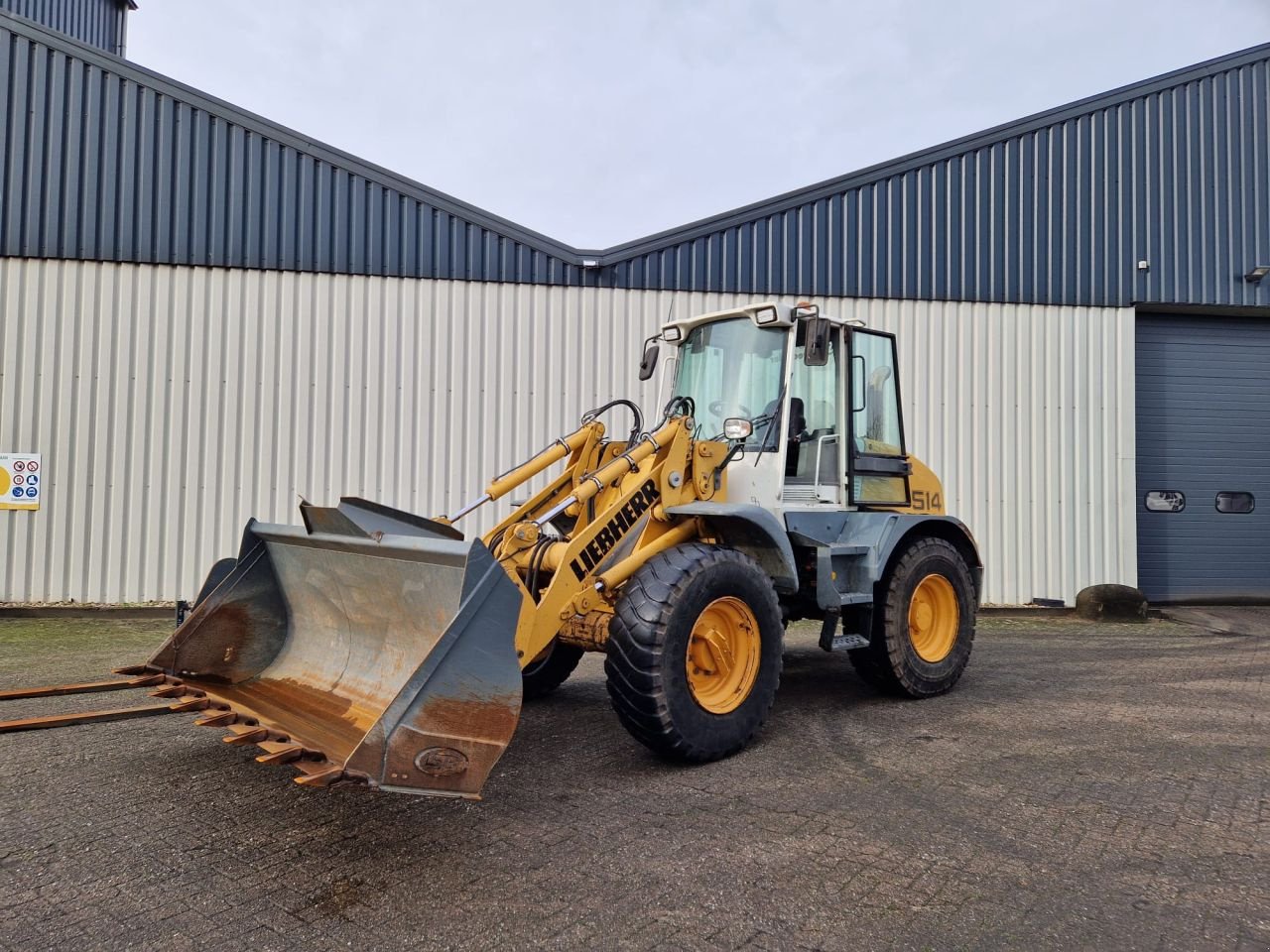 Radlader des Typs Liebherr 514 Stereo, Gebrauchtmaschine in BIDDINGHUIZEN (Bild 1)