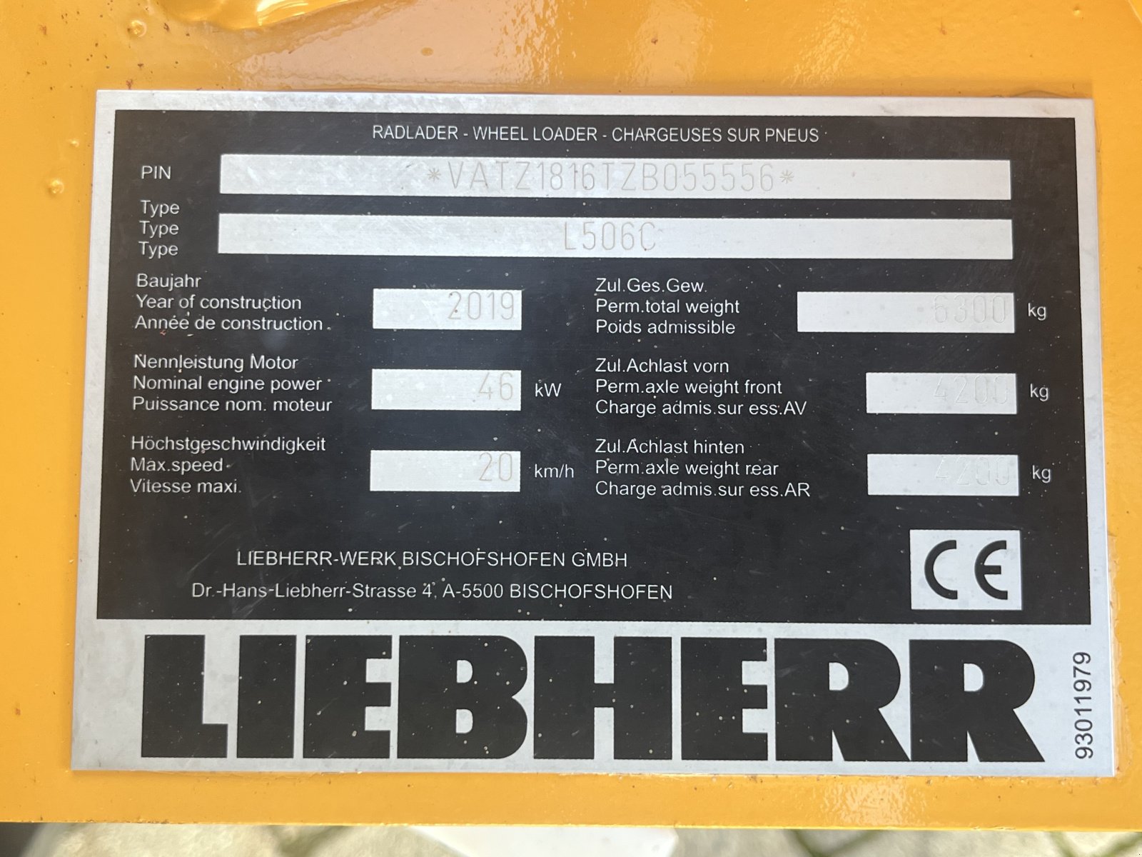 Radlader типа Liebherr L 506 C, Gebrauchtmaschine в Neureichenau (Фотография 16)