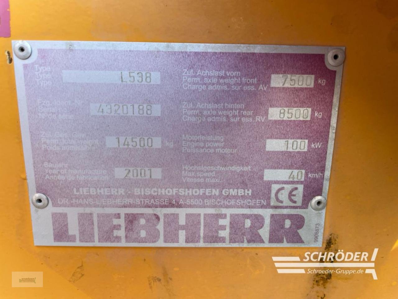 Radlader za tip Liebherr L 538, Gebrauchtmaschine u Wildeshausen (Slika 26)