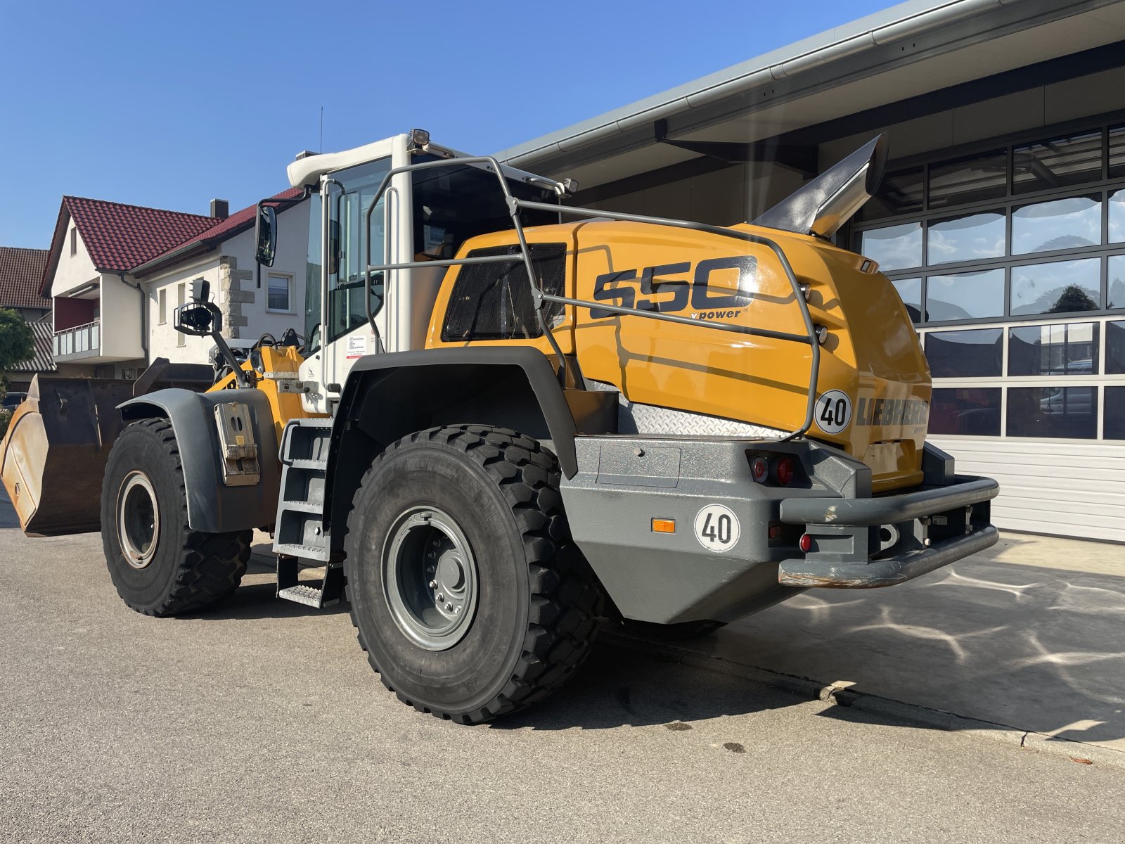 Radlader van het type Liebherr L 550 X Power, Gebrauchtmaschine in Creglingen (Foto 4)