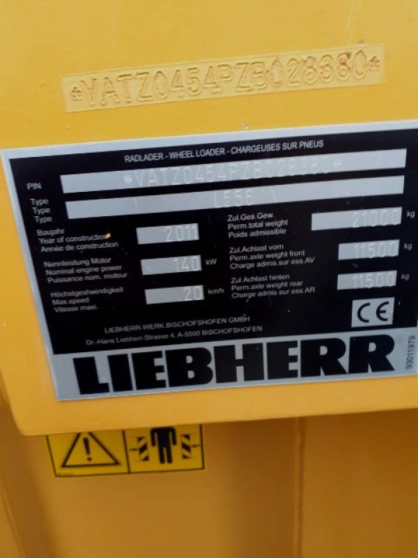 Radlader a típus Liebherr L 556 kein 538 542 550 sehr schöne Maschine!, Gebrauchtmaschine ekkor: Gemmingen (Kép 28)