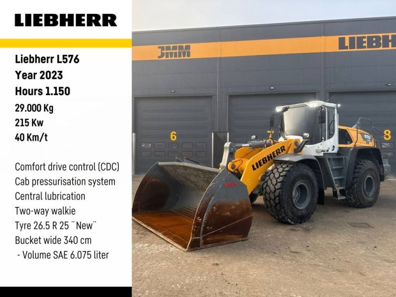 Radlader typu Liebherr L 576, Gebrauchtmaschine v Vojens