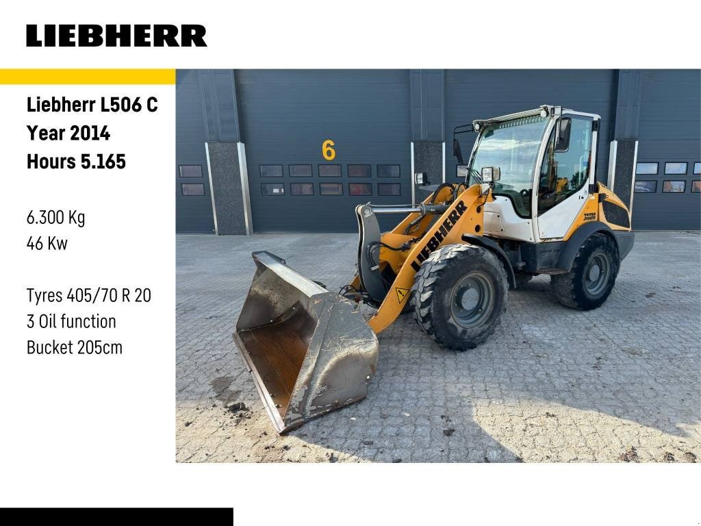 Radlader typu Liebherr L506 C, Gebrauchtmaschine v Vojens (Obrázok 1)