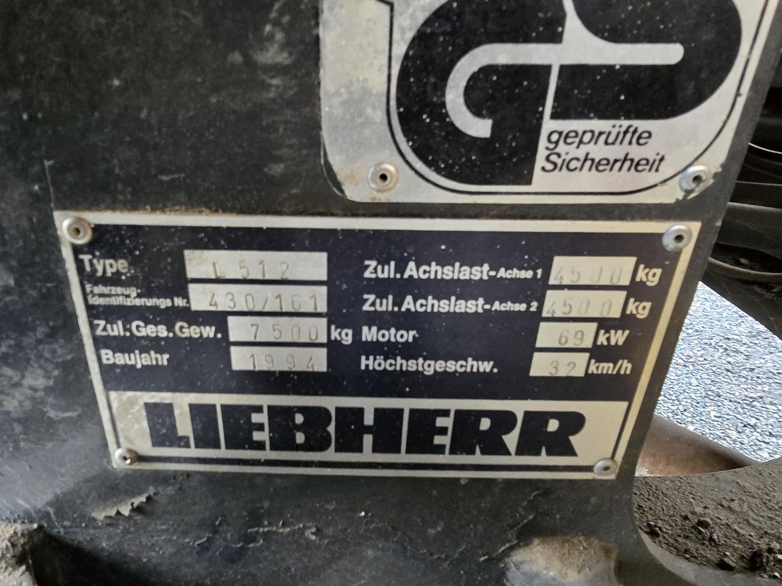 Radlader tipa Liebherr L512, Gebrauchtmaschine u Gabersdorf (Slika 3)