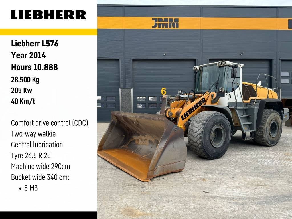 Radlader tip Liebherr L576, Gebrauchtmaschine in Vojens (Poză 1)