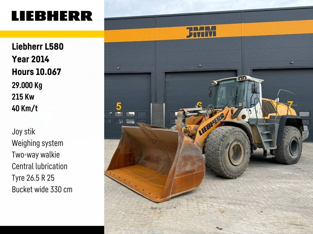 Radlader des Typs Liebherr L580, Gebrauchtmaschine in Vojens (Bild 1)