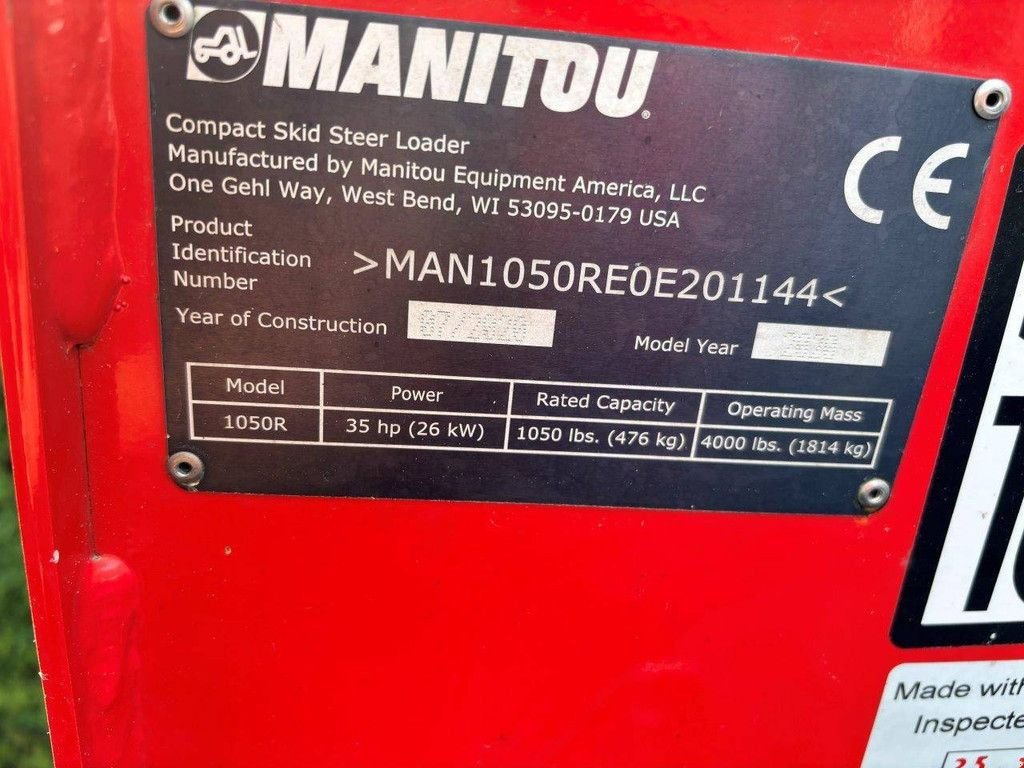 Radlader του τύπου Manitou 1050R, Gebrauchtmaschine σε Antwerpen (Φωτογραφία 9)