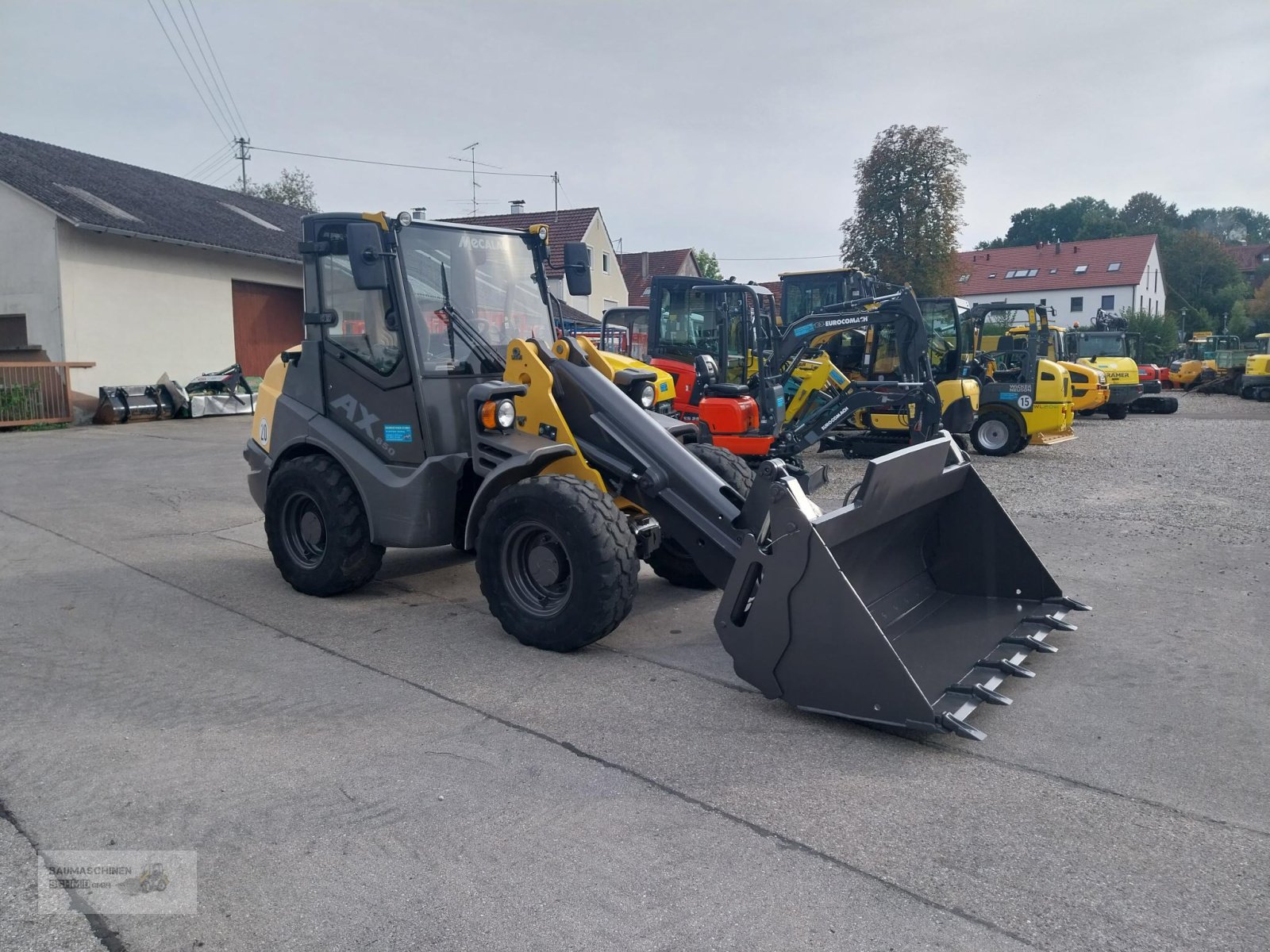 Radlader van het type Mecalac AX 850, Gebrauchtmaschine in Stetten (Foto 3)