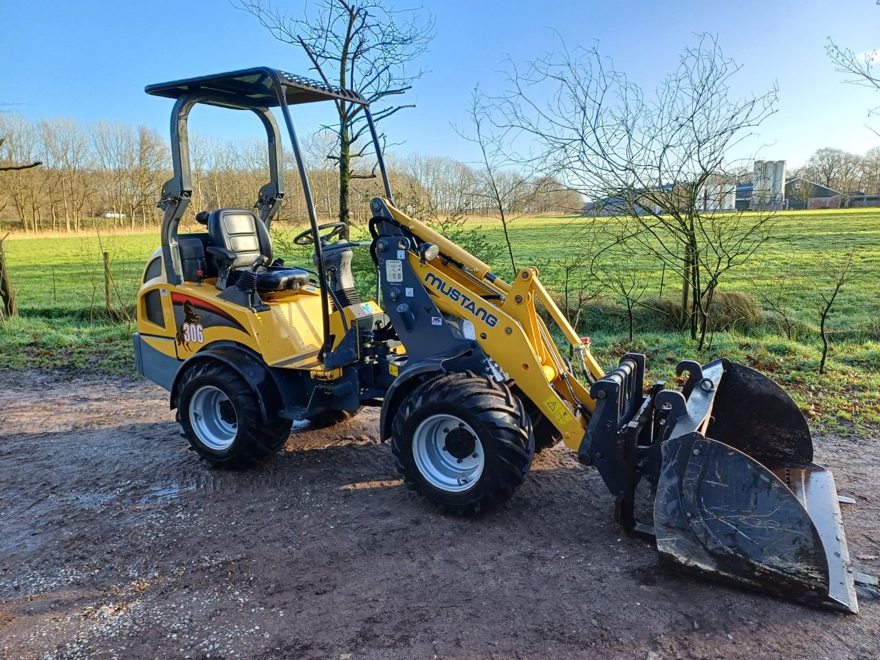 Radlader typu Mustang 306, Gebrauchtmaschine w Terschuur (Zdjęcie 9)