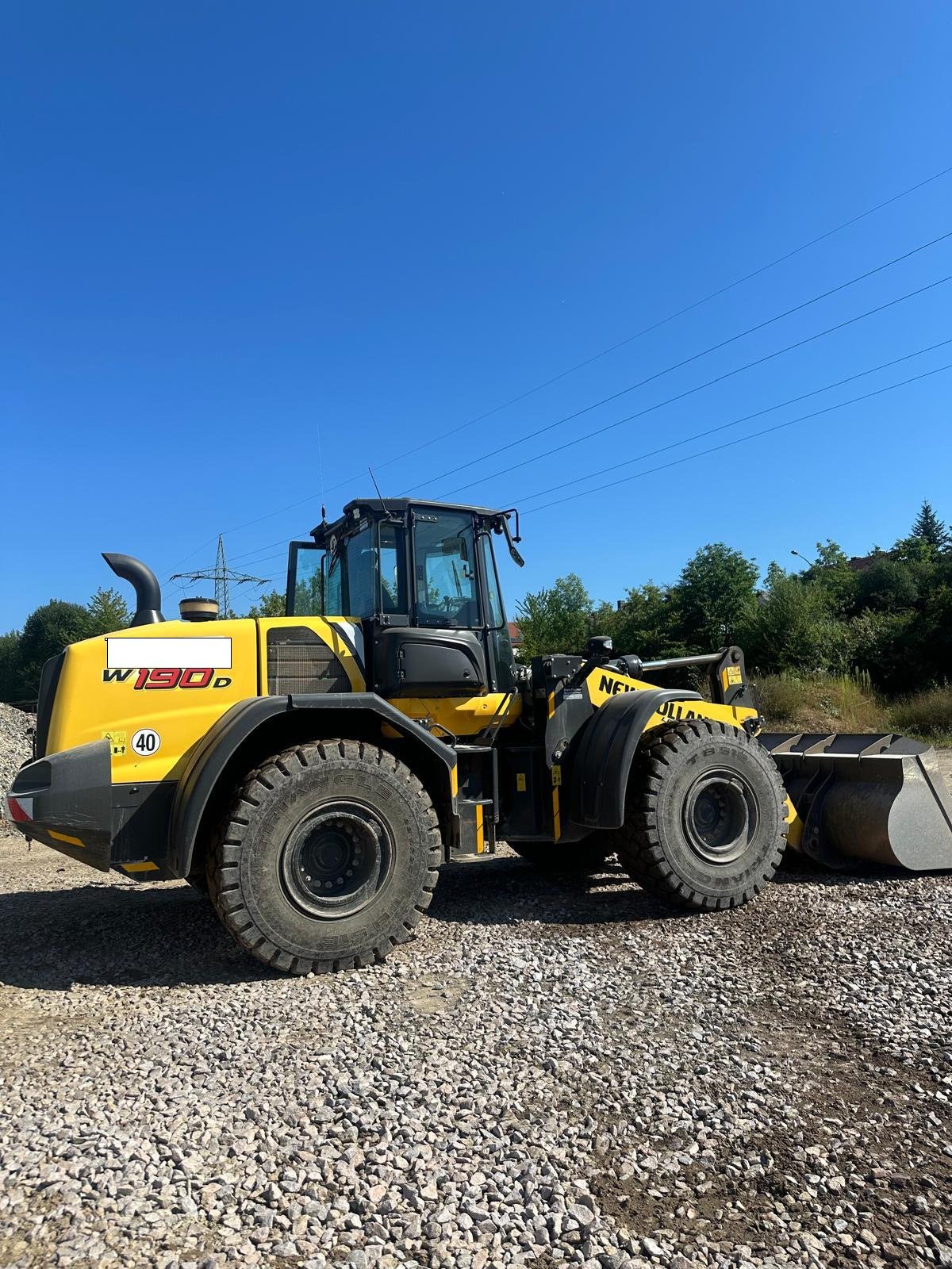 Radlader Türe ait New Holland W 190, Gebrauchtmaschine içinde Nürnberg (resim 9)