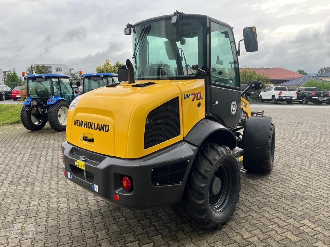 Radlader typu New Holland W 70 C, Neumaschine v Neuhof - Dorfborn (Obrázek 3)