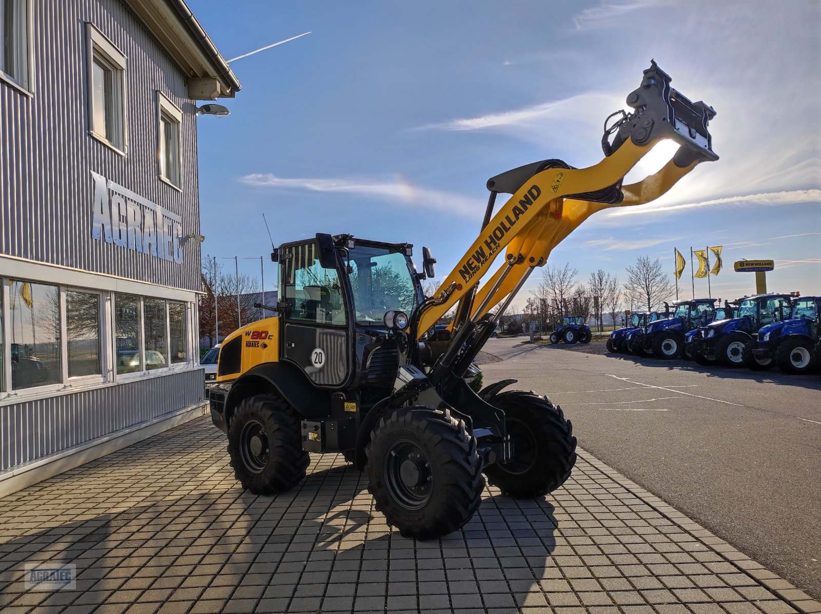 Radlader του τύπου New Holland W 80 C, Neumaschine σε Salching bei Straubing (Φωτογραφία 5)