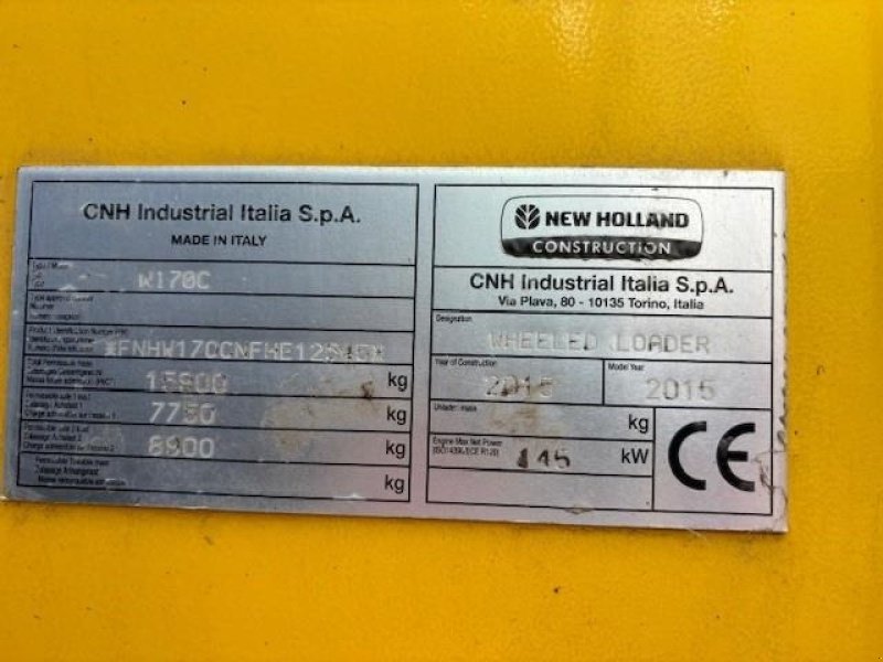 Radlader za tip New Holland W170 C LR, Gebrauchtmaschine u Rødding (Slika 7)