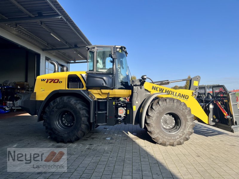 Radlader del tipo New Holland W170D, Neumaschine en Bad Waldsee Mennisweiler (Imagen 1)