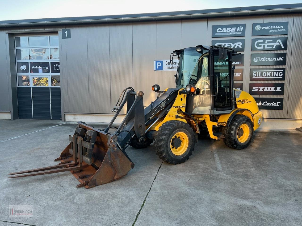 Radlader van het type New Holland W50TC, Gebrauchtmaschine in Delbrück-Westenholz (Foto 1)