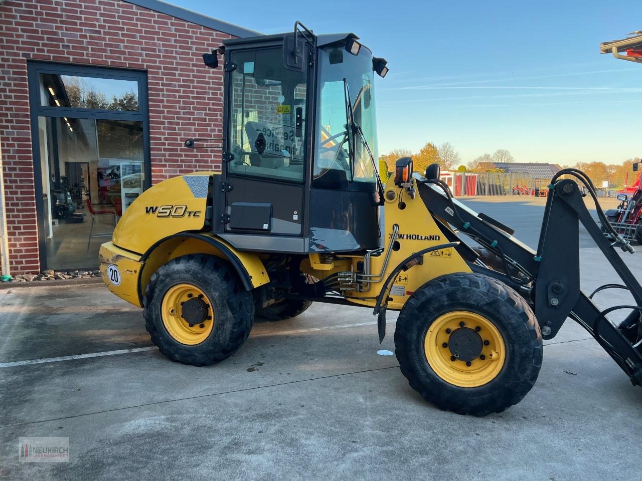 Radlader van het type New Holland W50TC, Gebrauchtmaschine in Delbrück-Westenholz (Foto 5)