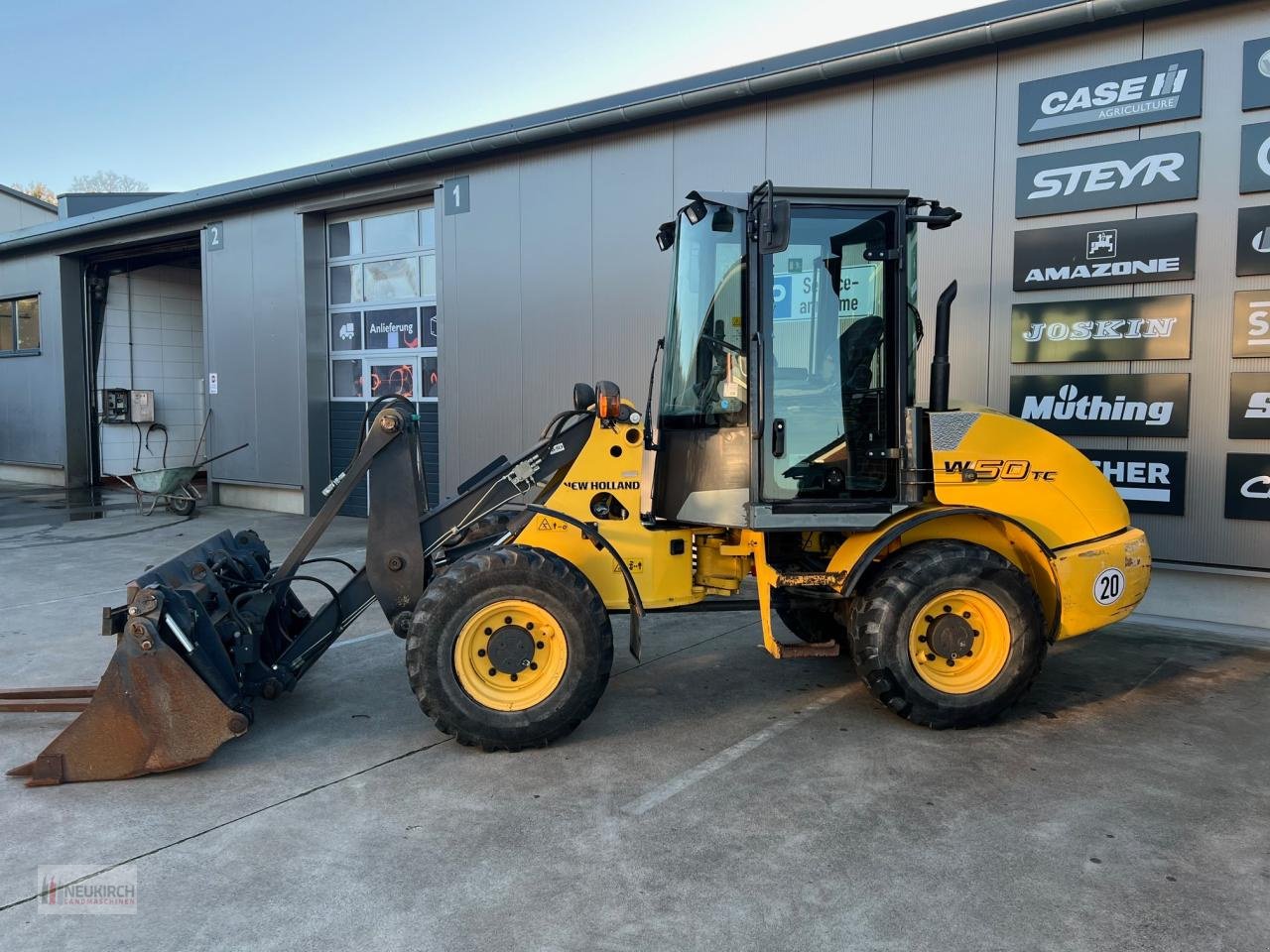 Radlader a típus New Holland W50TC, Gebrauchtmaschine ekkor: Delbrück-Westenholz (Kép 7)