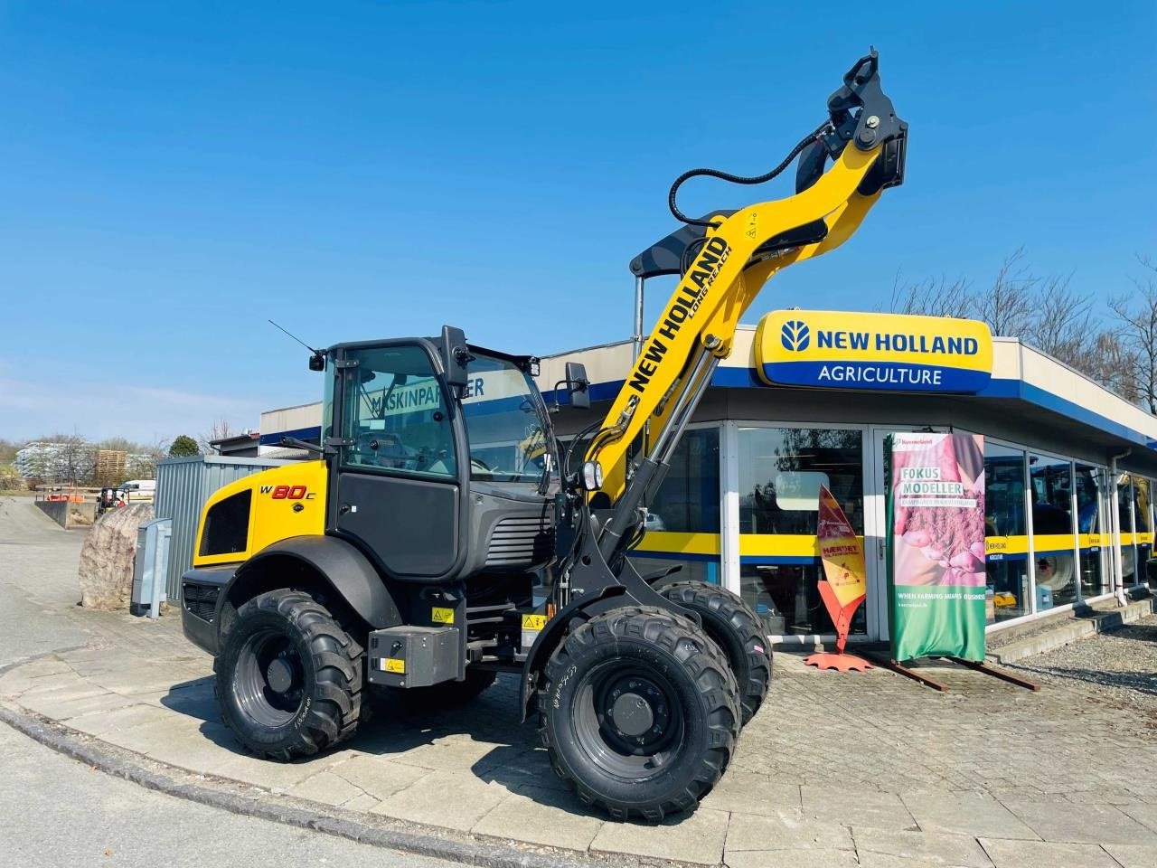 Radlader от тип New Holland W80C LR-HS, Gebrauchtmaschine в Middelfart (Снимка 1)