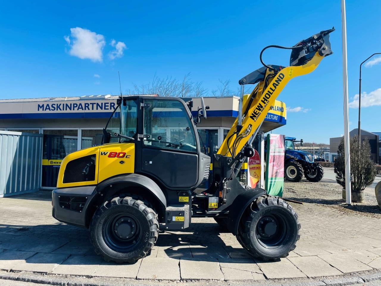 Radlader des Typs New Holland W80C LR-HS, Gebrauchtmaschine in Middelfart (Bild 2)