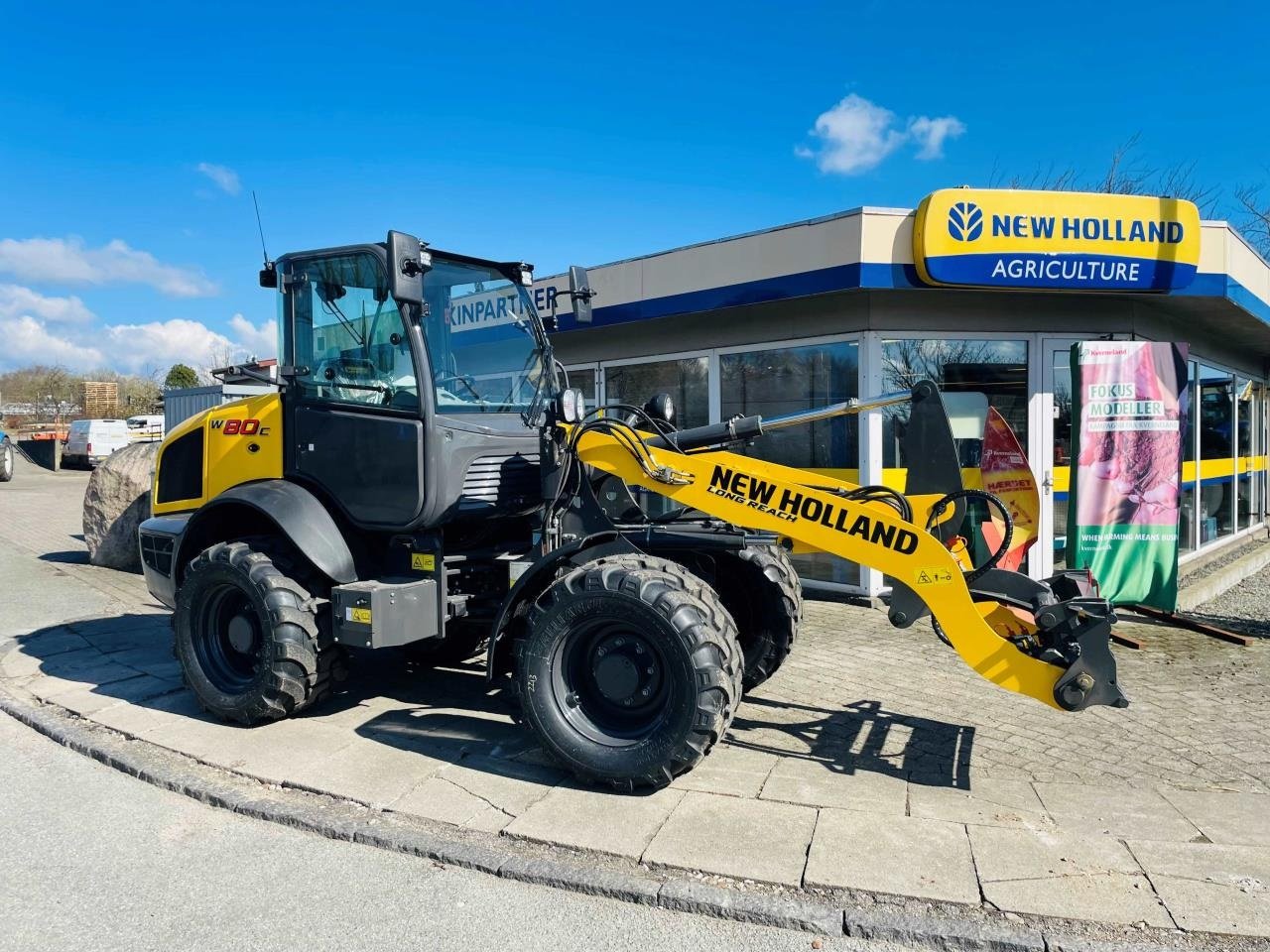 Radlader del tipo New Holland W80C LR-HS, Gebrauchtmaschine en Middelfart (Imagen 1)