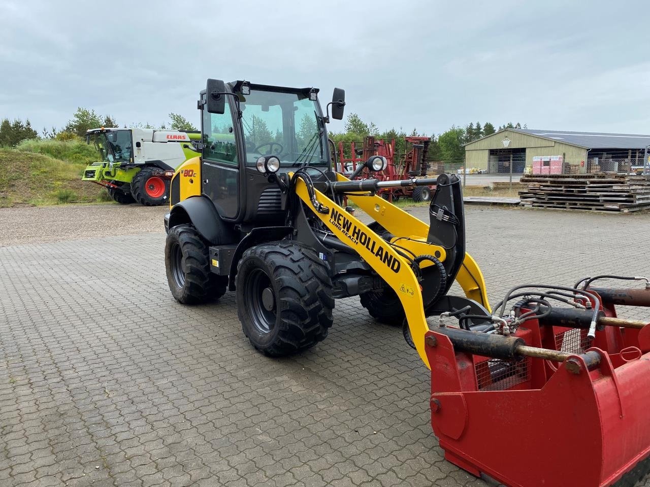 Radlader typu New Holland W80C LR, Gebrauchtmaschine w Tim (Zdjęcie 1)