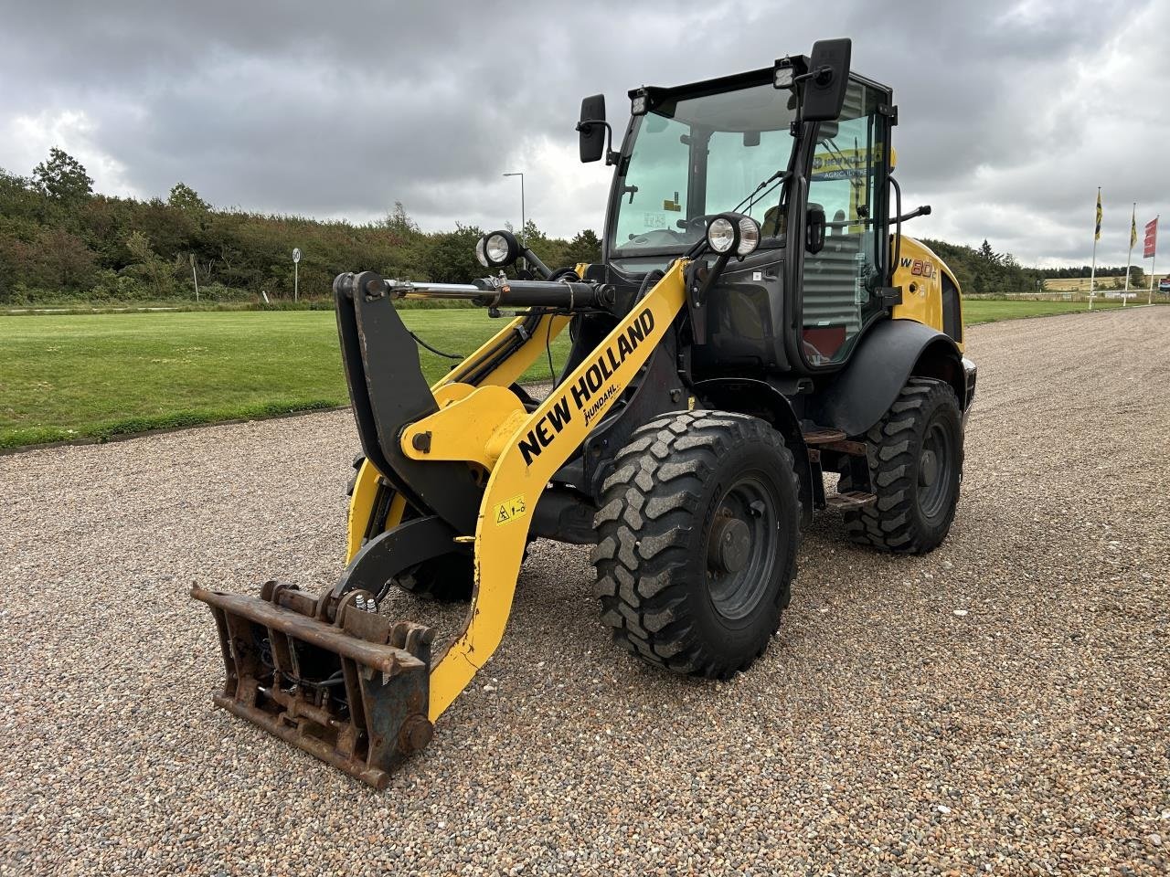 Radlader du type New Holland W80C ZB HS-AG, Gebrauchtmaschine en Thisted (Photo 3)