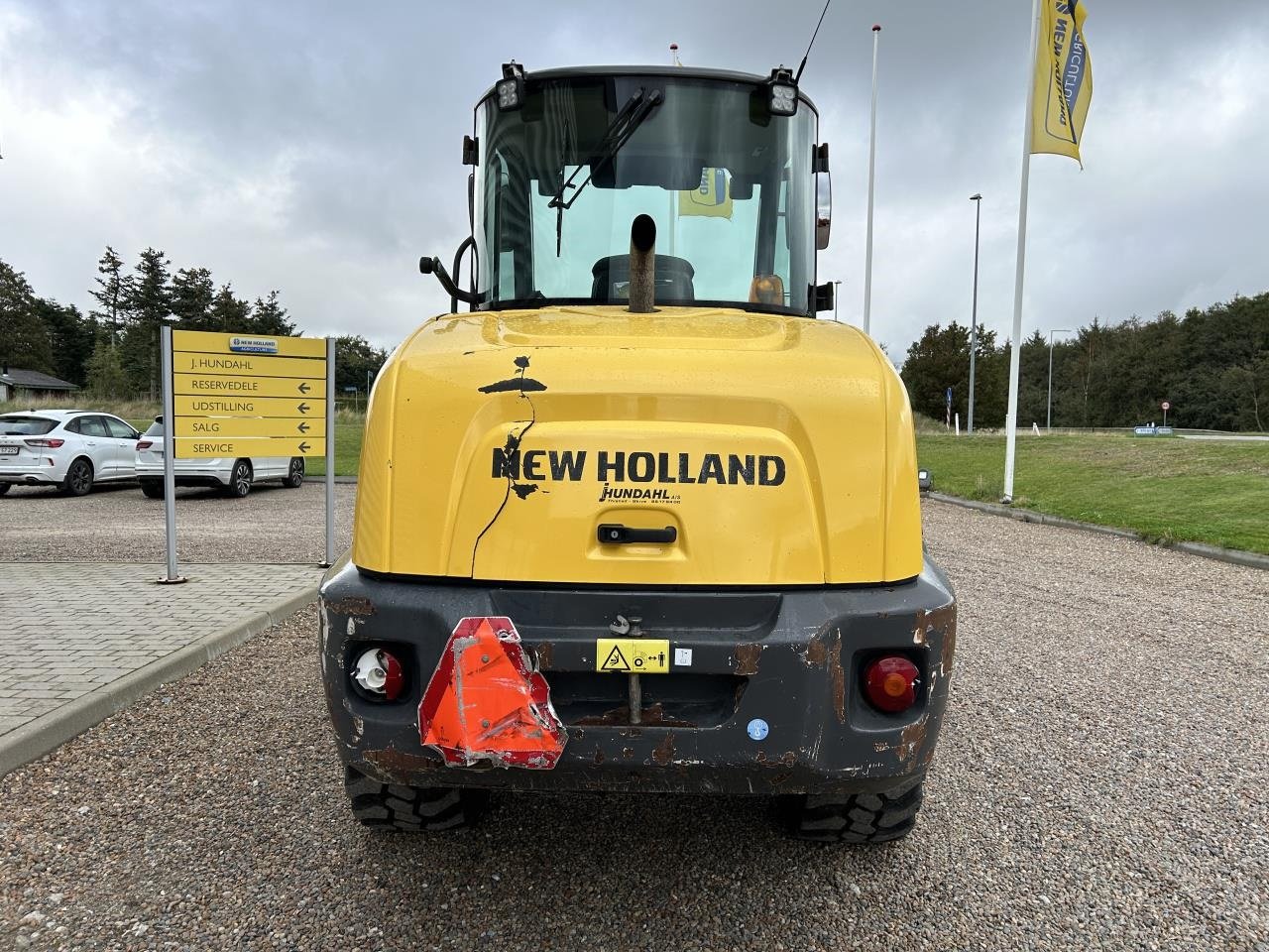 Radlader van het type New Holland W80C ZB HS-AG, Gebrauchtmaschine in Thisted (Foto 6)