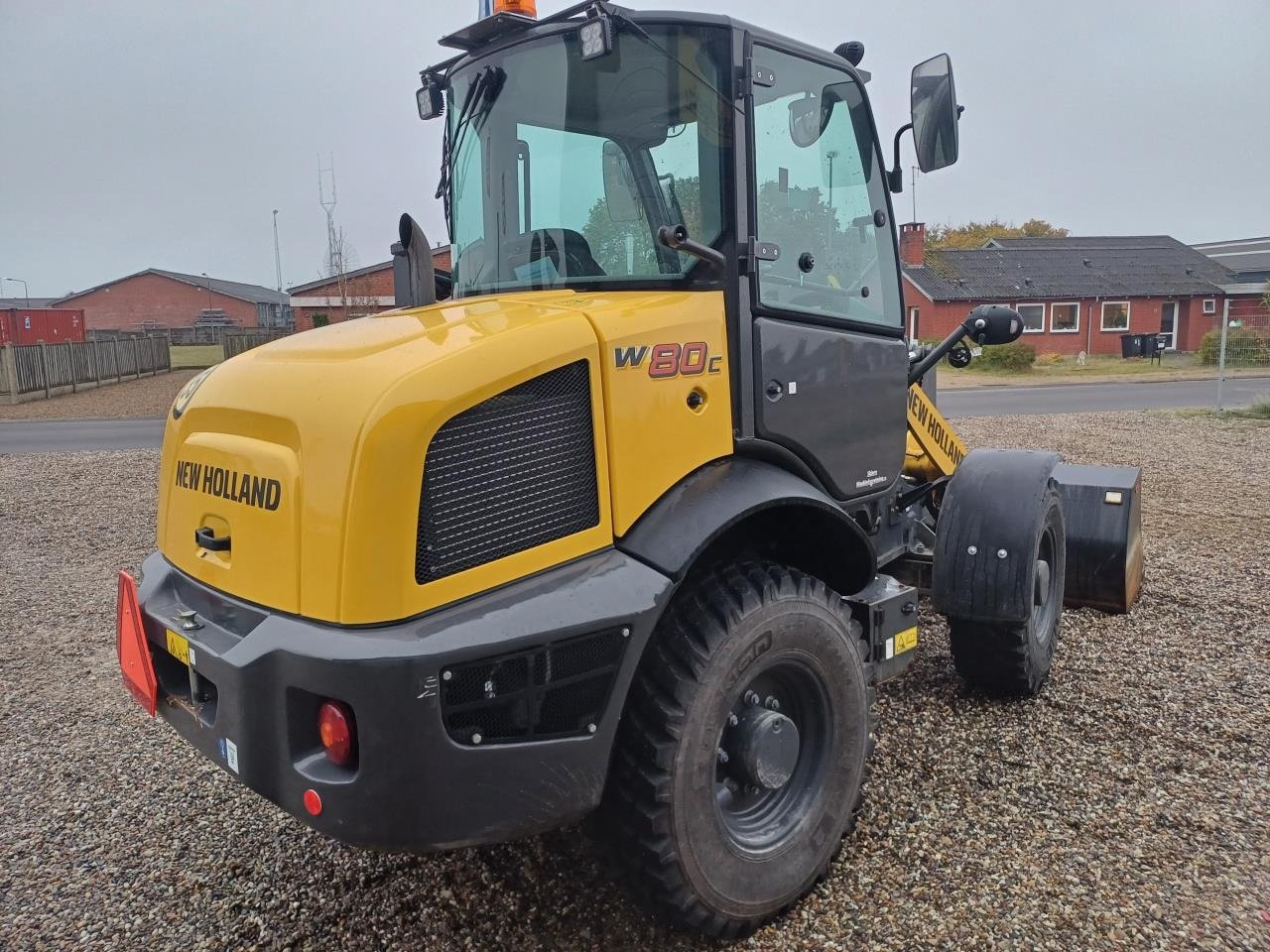 Radlader van het type New Holland W80C ZB HS-AG, Gebrauchtmaschine in Skjern (Foto 4)