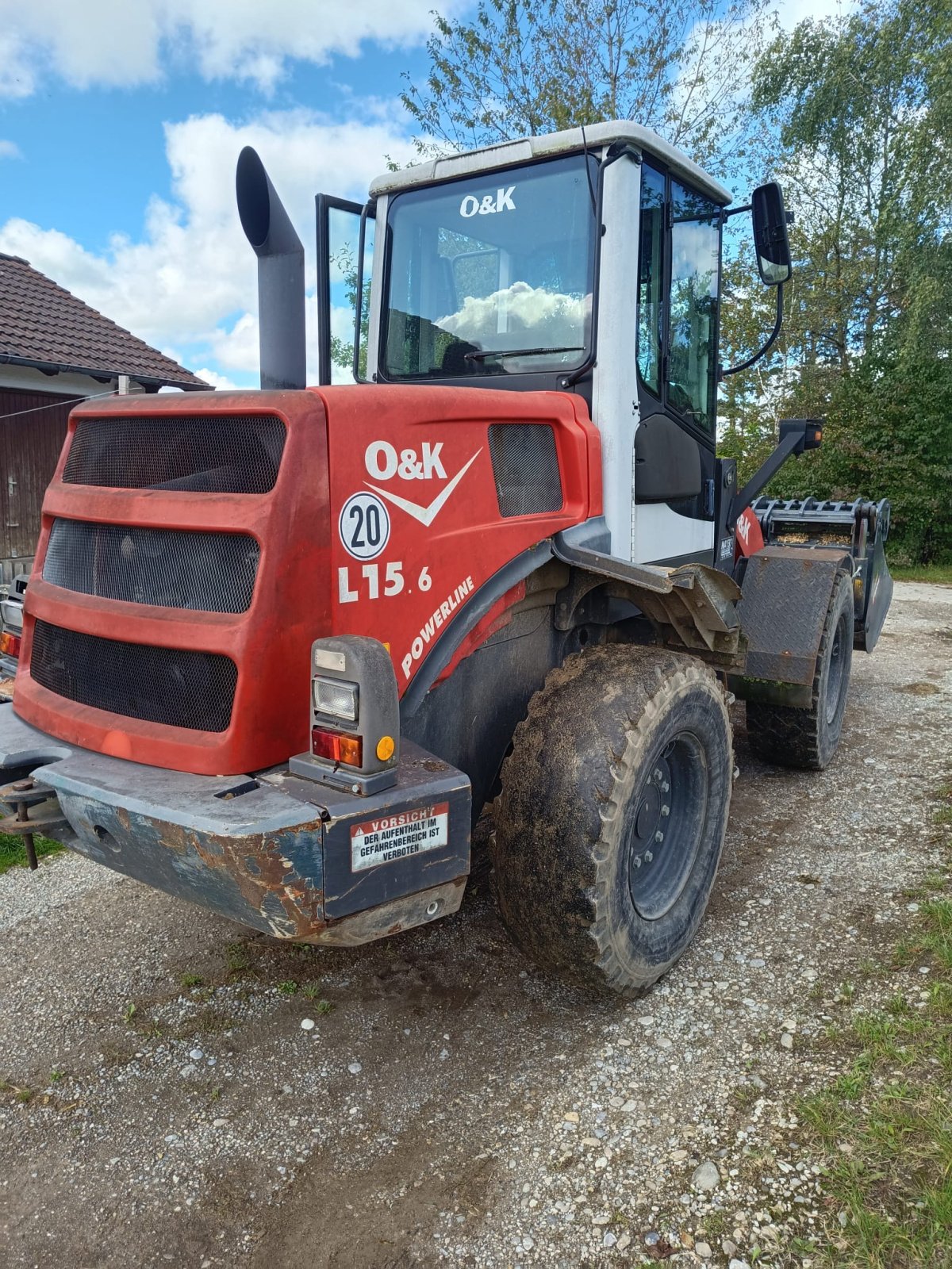 Radlader typu O&K L 15.6 Powerline, Gebrauchtmaschine w Lengenfeld (Zdjęcie 2)