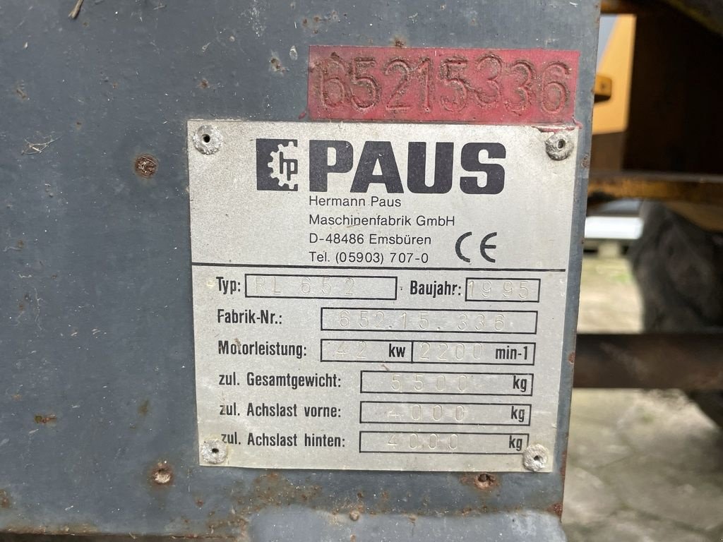 Radlader des Typs Paus RL652 shovel / kniklader, Gebrauchtmaschine in Neer (Bild 11)