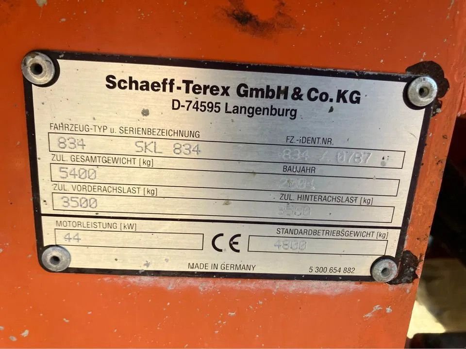 Radlader от тип Schaeff SKL 834 Shovel Loader, Gebrauchtmaschine в Lunteren (Снимка 8)