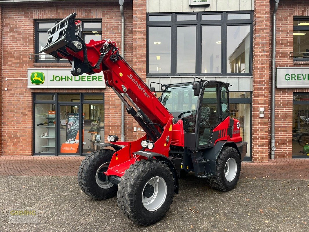 Radlader van het type Schäffer 6680T, Neumaschine in Ahaus (Foto 1)