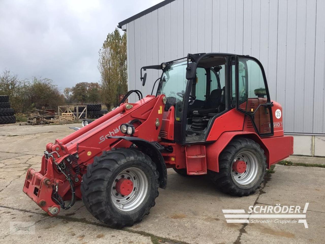 Radlader van het type Schäffer 8610 T, Gebrauchtmaschine in Wildeshausen (Foto 2)