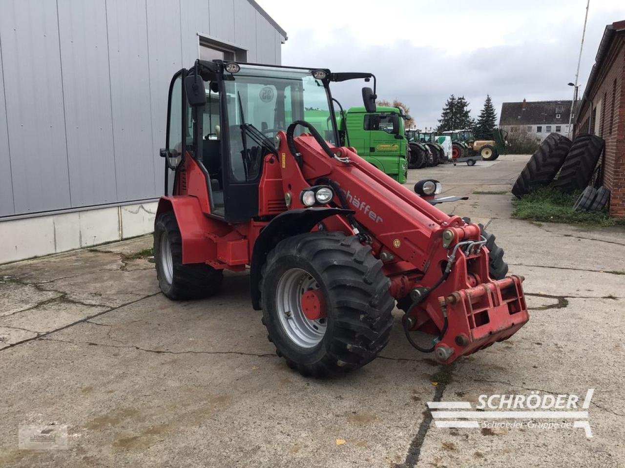 Radlader van het type Schäffer 8610 T, Gebrauchtmaschine in Wildeshausen (Foto 3)