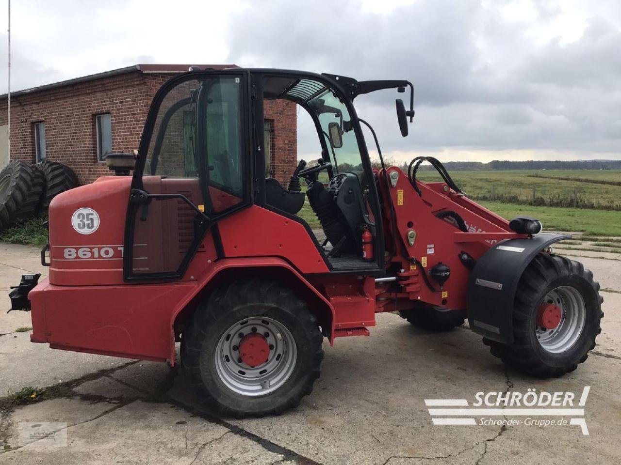 Radlader van het type Schäffer 8610 T, Gebrauchtmaschine in Wildeshausen (Foto 5)