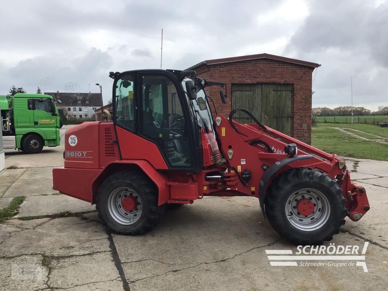 Radlader van het type Schäffer 8610 T, Gebrauchtmaschine in Wildeshausen (Foto 10)