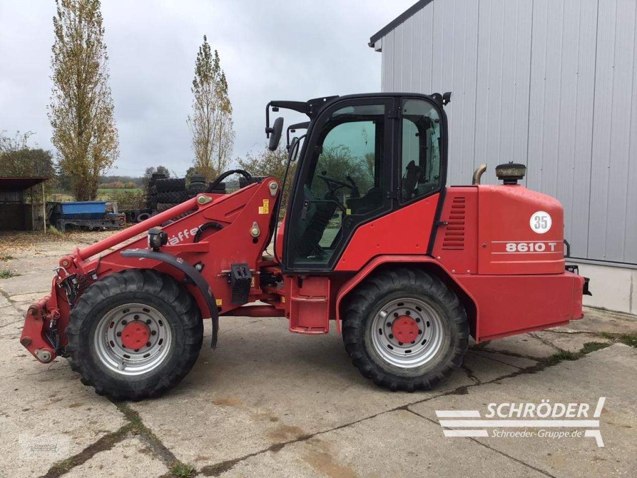 Radlader van het type Schäffer 8610 T, Gebrauchtmaschine in Wildeshausen (Foto 12)