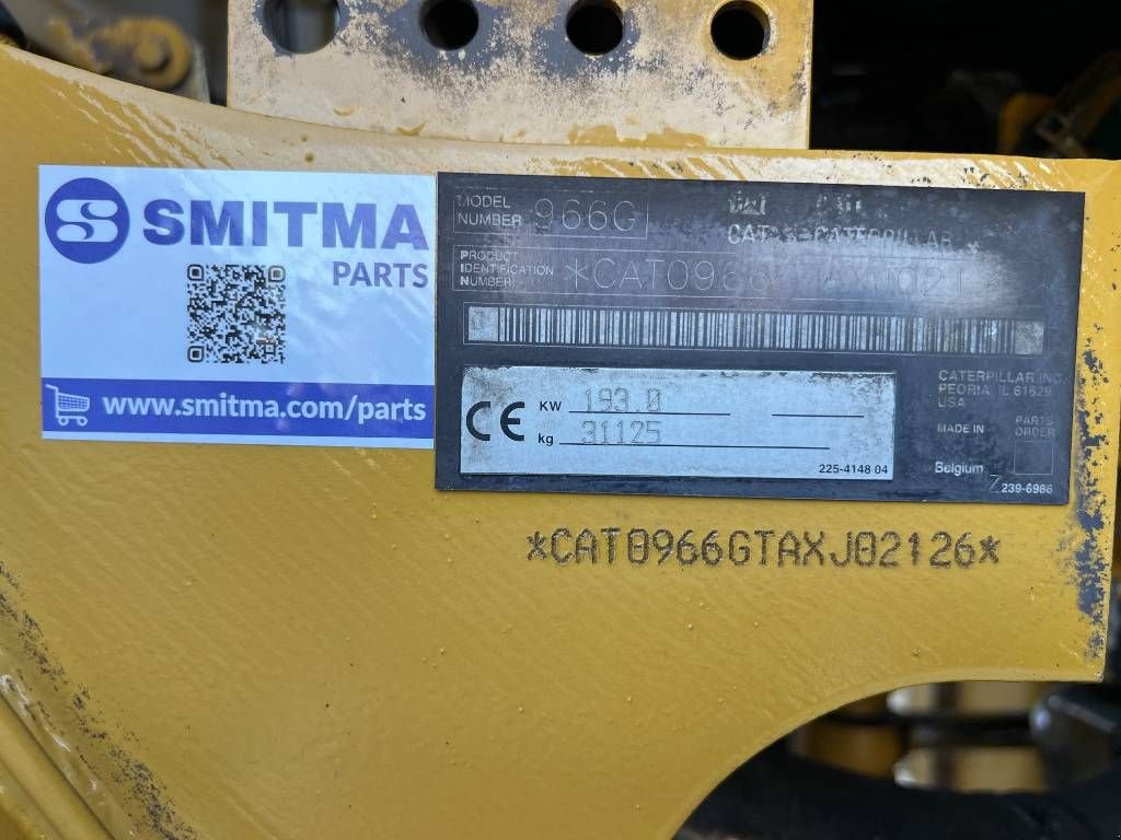 Radlader Türe ait Sonstige Cat 966G II - Full Steering, Gebrauchtmaschine içinde Venlo (resim 8)