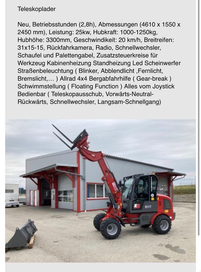 Radlader del tipo Sonstige FOTON 811T mit Teleskoparm!, Gebrauchtmaschine en St. Nikolai ob Draßling (Imagen 21)