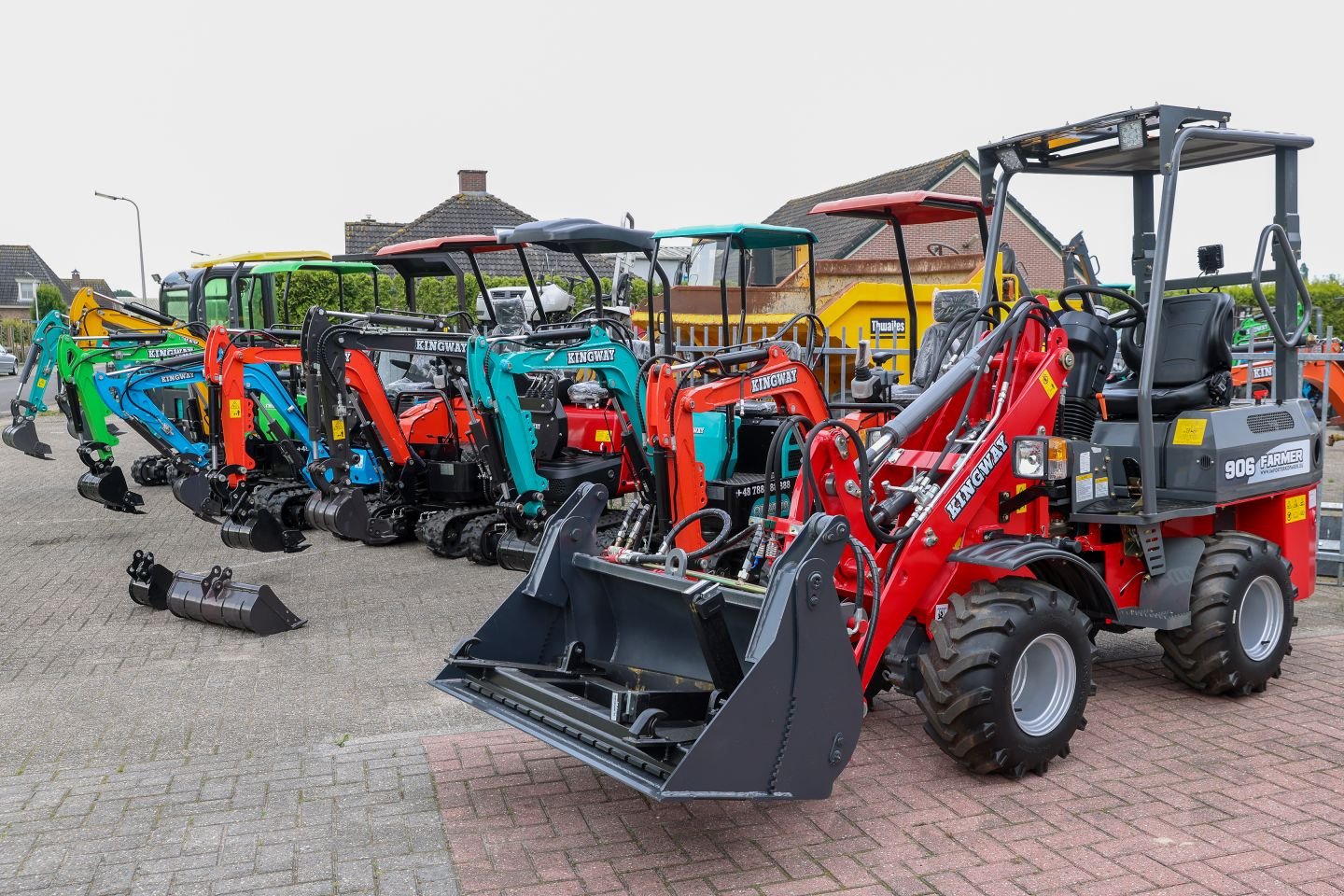 Radlader del tipo Sonstige Kingway FARMER 906, Neumaschine en Hollandscheveld (Imagen 1)