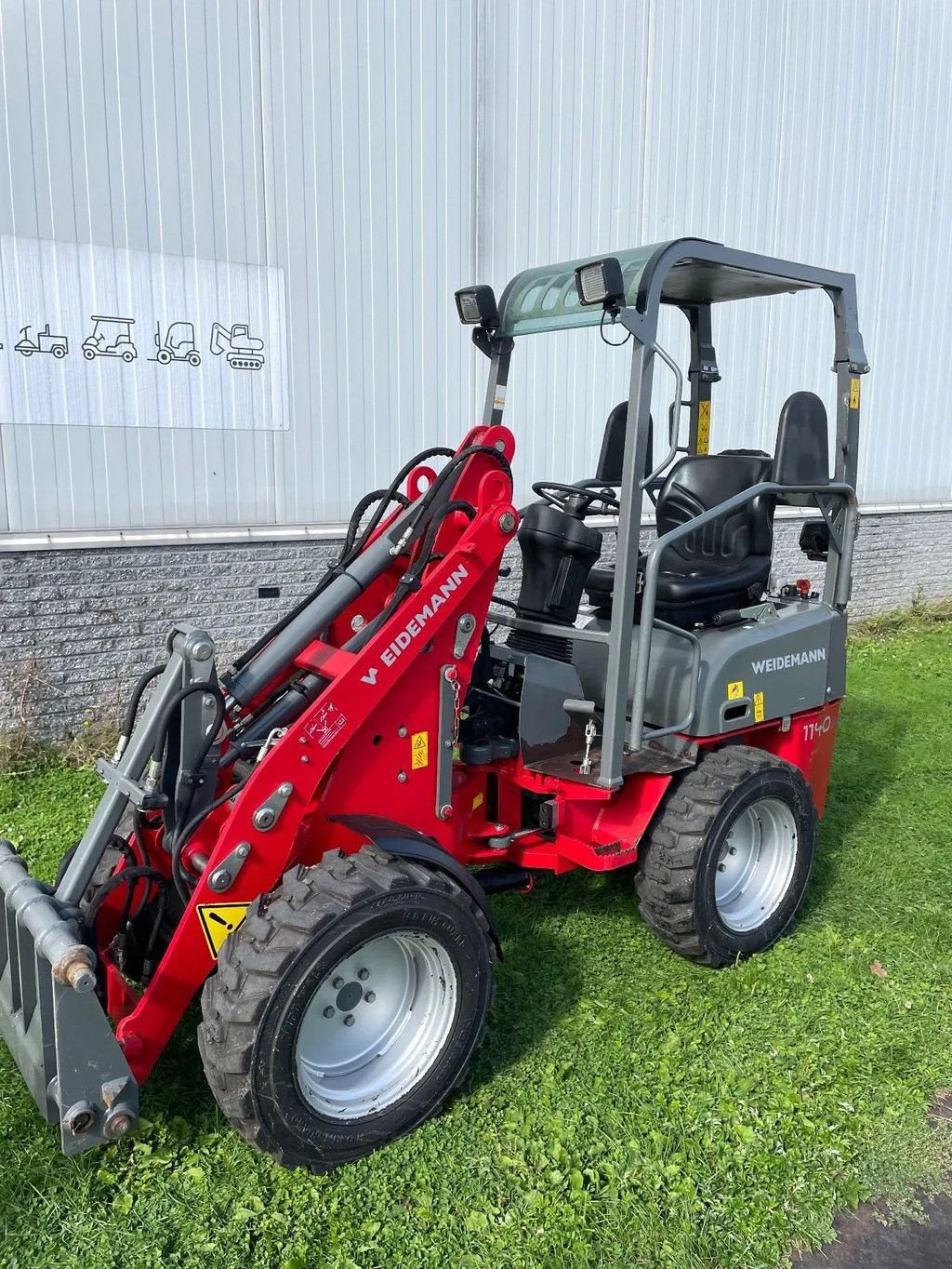 Radlader van het type Sonstige Weidemann 1140 CX kniklader shovel 2500 uur, Gebrauchtmaschine in Kwintsheul (Foto 3)