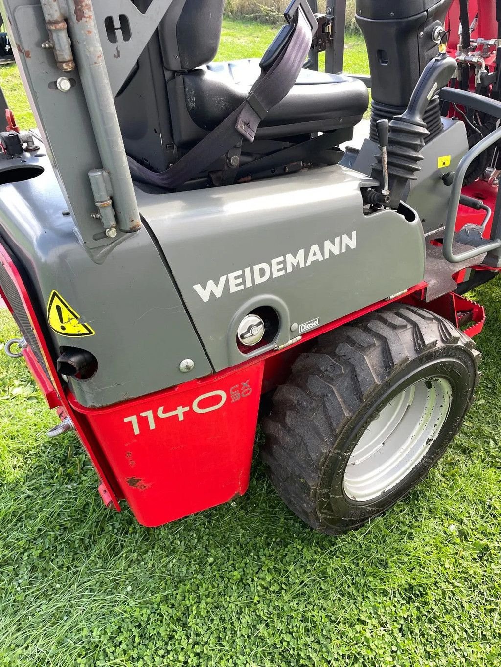 Radlader van het type Sonstige Weidemann 1140 CX kniklader shovel 2500 uur, Gebrauchtmaschine in Kwintsheul (Foto 9)