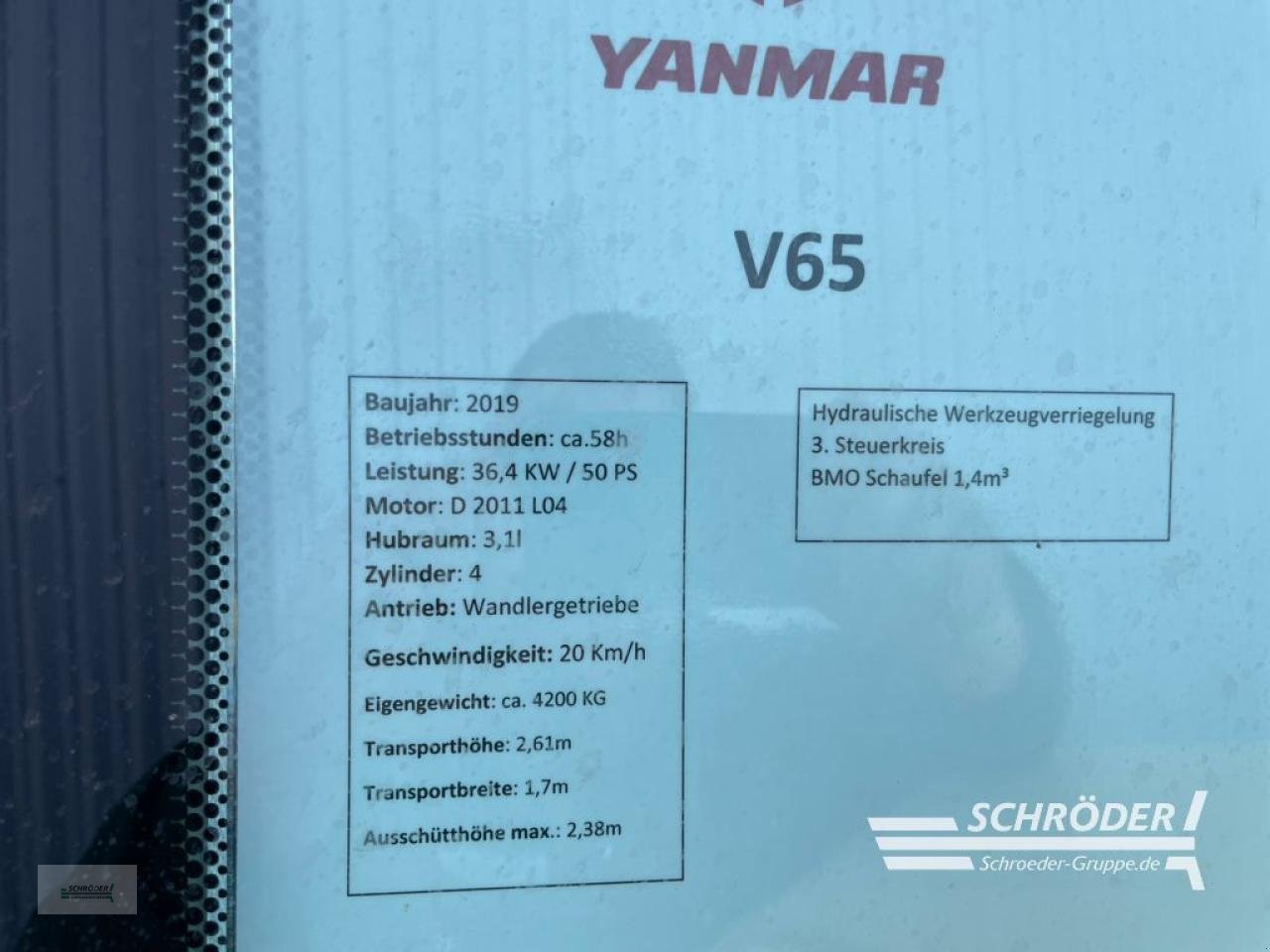 Radlader za tip Sonstige YANMAR - V65, Gebrauchtmaschine u Wildeshausen (Slika 15)