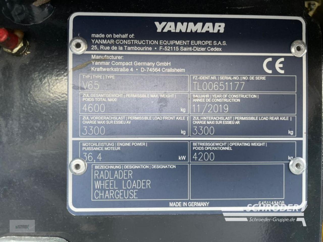 Radlader tipa Sonstige YANMAR - V65, Gebrauchtmaschine u Wildeshausen (Slika 18)