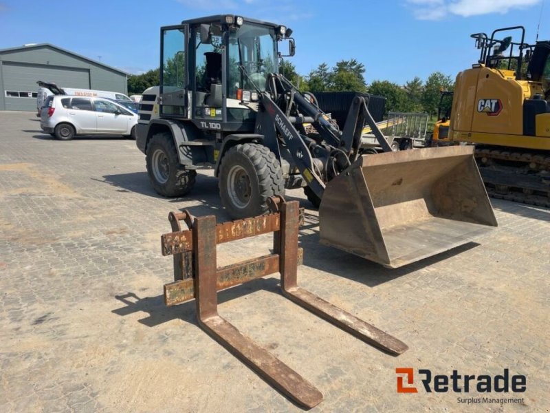 Radlader del tipo Terex TEREX SCHAEFF TL100 HJULLÆSSER INCL. SKOVL, KOST OG PALLEGAFLER, Gebrauchtmaschine en Rødovre (Imagen 1)