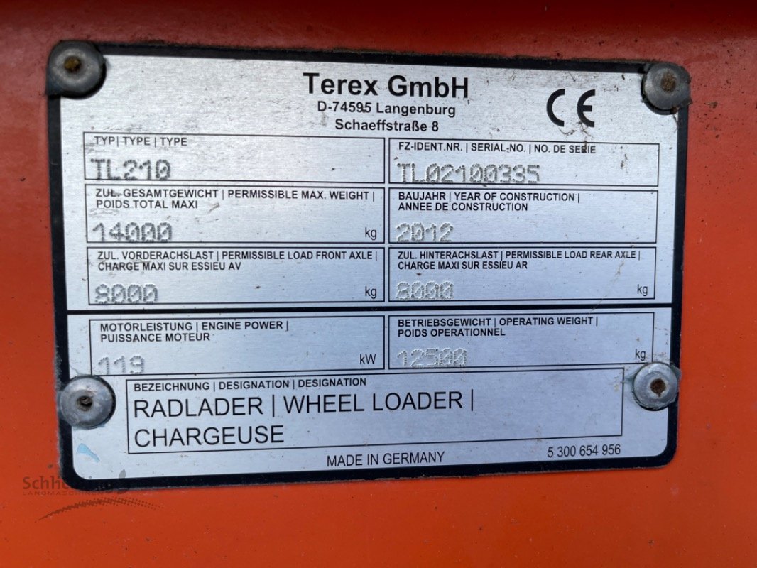 Radlader от тип Terex TL 210, Gebrauchtmaschine в Marxen (Снимка 22)