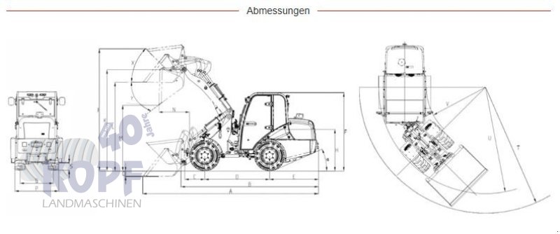 Radlader от тип Toyo 839 mit Bügel Stage V LOW Profile Version, Neumaschine в Schutterzell (Снимка 2)